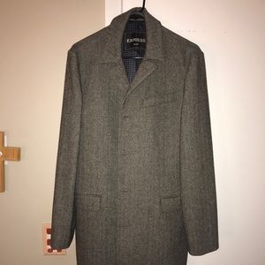 Express Pea Coat in Grey Men’s Medium